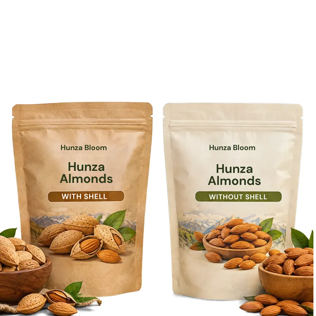 Premium Hunza Almonds – With Shell & Without Shell | Natural Almonds | Export Quality | بادام | Hunza Bloom - Image 1